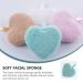 Beaupretty Facial Sponge 4pcs - Heart Shape Makeup Remover Puff for Flawless Skin Care - Buy Online on GoSupps.com