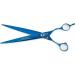 Master Grooming 5200 Titanium Straight Shear 6.5-Inch Blue - Professional Grooming Tool - Buy Online on GoSupps.com
