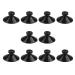 HALJIA Aquarium Suction Cup Rubber 27mm Black 10 Pack