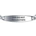 Bling Jewelry Medical ID Bracelet - Miami Cuban Link Chain for Women | Silver Stainless Steel | Do Not Resuscitate - 7.5 & 8 Inch - Buy Online on GoSupps.com