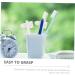 Mobestech 6th Double-Headed Toothbrush - Portable Dental Cleaner for Prosthesis | 2 Bristle Toothbrush | Oral Care Supply (1 Pack Color-Sorted) - Buy Online on GoSupps.com