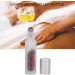 Filfeel Essential Oil Roller Bottle 10ml - Clear Frosted Glass with Splinter Clasp & Natural Stones - Perfect for Aromatherapy & DIY Blends - Buy Online on GoSupps.com