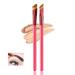 Boobeen 2Pcs Eyebrow Brush  Eyebrow Brush Applicator for Powder  Gel Cream and Pomade  Professional Angled Brow Brush  Easy to Draw Natural Wild Brow 01
