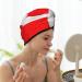 Denmark Danish Flag Coral Velvet Dry Hair Cap - Unisex Towel Wrap for Bath Pool Beach - Perfect Home Accessory - Buy Online on GoSupps.com