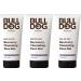 Bulldog Skin Care End Of Day Recovery Cleansing Gel for Men Face Wash 125ml x 3 Pack
