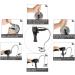 360 Degree Hair Dryer Stand | Hands-Free Stainless Steel Holder | Suction Mount for Smooth Glass Desktops - International Shipping Available - Buy Online on GoSupps.com