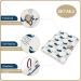 Buy Hioqfr Diaper Bag Organizer - Compact Baby Diaper Pocket for On-the-Go | Wet Wave Whales Design - Buy Online on GoSupps.com
