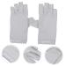 CLISPEED 1 Pair Uv Gloves Summer Beach Gloves Nail Dryer Uv Glove Sun Protective Gloves Uv Protection Gloves Sun Protection Gloves for Women Nail Gel Fabric Manicure Women's 19.5x8cm Light Grey - Buy Online on GoSupps.com