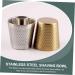 FRCOLOR Stainless Steel Shaving Mug - 1STK Short Shold Shier 304 Foam Container for Shaving Soap 7.1x7cm Delivered Internationally - Buy Online on GoSupps.com