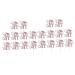 Warmhm 20 Pcs 2021 Graduation Cake Arrangement Cover Rose Goldx2pcs 13x13.5cmx2pcs