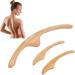 3pcs Cypress Gua Sha Tool Set | Muscle Relaxation & Cellulite Removal Massager for Face Arms Legs Back | Shop Internationally - Buy Online on GoSupps.com