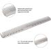 Nicoone Professional Hair Cutting Comb - Aluminum Metal Hairdressing & Styling Tool - Salon & Barber Master Comb - Silver 8.4x1in - Buy Online on GoSupps.com