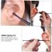 FOMIYES Stainless Steel Ear Cleaner Kit - Portable Ear Scoop & Ear Pick Tools for Effective Ear Cleaning - Buy Online on GoSupps.com