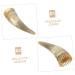 Tovinanna Massage Comb - Scalp & Hairdryer Brush Wide Tooth Horn Hair Brush for Ultimate Head Massage - 16.5x6.2cm Khaki - International Shipping Available - Buy Online on GoSupps.com