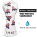 Golf Head Covers - USA Flag Birdie Design Leather Headcover for Fairway - 1 Piece - Buy Online on GoSupps.com