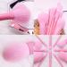 OXOAMP Makeup Brush 13 Pieces Pink Makeup Brush Non irritating Synthetic Fiber Eyeshadow Brush Foundation Brushes - Buy Online on GoSupps.com