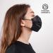 NU R 10pcs 3 Ply Disposable Face Mask Mask with Filter Layer and Elastic Earloop Retail Sealed bags Black - Buy Online on GoSupps.com