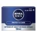 NIVEA MEN Intensive Moisturising Face Cream Protect & Care Pack of 3 (3 x 50 ml) Face Moisturiser for Dry Skin Moisturiser for Men with Aloe Vera & Vitamin E Mens Moisturiser