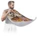 Cats Beard Bib Apron Beard Hair Catcher for Men Shaving Fathers Day Anniversary Christmas Gifts for Dad Husband Beard Bib with 2 Suction Cups