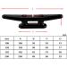 OSTARE Boat Nylon Cleat Kayak Cleat Set - 4 Pack, Black - 4 5 6 8 Inch Options - Buy Online on GoSupps.com
