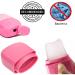 RUBB Pink Ice Roller for Face - Enhance Glow, Tighten Skin Naturally | Leak Proof Diamond Shape Design | Beauty & Skincare Gift for Women - Buy Online on GoSupps.com