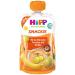 Hipp Sportsfreund Quetschw bag (pear banane grape with oats 100% organic fruits without sugar additive) 6 x 120 g bags DA84500 pear grape/oat 120g 120 g (6-pack) pear grape/oats