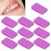 10pcs Braces Wax - Portable Dental Care Wax for Braces Wearers | Safe Material Ortho Accessories (Purple) - Buy Online on GoSupps.com