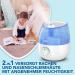 Buy Wick Mini Cold Air Ultrasound Humidifier - Adjustable Spray Control 1.8L Tank Essential Oil Pads - Ideal for Bedrooms Offices Children's Rooms (Up to 15m ) - Buy Online on GoSupps.com
