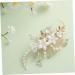 FRCOLOR Bridal Headwear Metal Hair Comb Bridal Hair Clips Womens Headpiece Bride Hairpin Comb Clips for Hair Decorative Hair Combs Hair Comb Clips Wedding Hair Accessories for Bride - Buy Online on GoSupps.com
