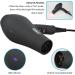 JINRI Infrared Ionic Hair Dryer - Professional Salon Hair Dryer with Diffuser & Concentrator for Curly Hair - Large Black - Buy Online on GoSupps.com