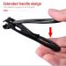 Portable Nail Clippers for Thick Nails - Non-Slip Durable Stainless Steel (Black S) | High-Quality International Shipping - Buy Online on GoSupps.com