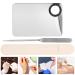 Healvian Liquid Foundation Palette Set | Korean Makeup Tools | Stainless Steel Spatula & Scraper for Makeup Artists & Nail Art | Double Head Makeup Kit - Buy Online on GoSupps.com