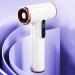 Portable Low-Heat Blow Dryer 3 Heating & 3 Speed Cordless Hair Dryers Type-C USB Rechargeable Hairdryer Gifts for Women Mom Girls Lover White