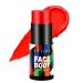 Red Face Paint Stick La Catrina Cream Blendable Body Paint Stick Sports Red Face Paint Football Foundation Makeup Professional Halloween Makeup Clown Joker Cosplay Special Effects SFX Costume