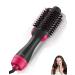 Hair Dryer Blow Dryer Brush Hair Dryer and Styler Volumizer Hot Air Brush for Straightening Curling Drying Salon One Step Styling Tools Pink