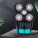 Buy 4D Men's Rechargeable Bald Head Electric Shaver - 5 Floating Heads Trimmer for Beard Nose & Ear Hair - International Shipping Available - Buy Online on GoSupps.com