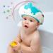 FUNUPUP Baby Shower Cap - Adjustable Hair Washing Shield for Kids - Blue Dinosaur Design - Buy Online on GoSupps.com