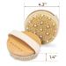 Organic Dry Brushing Body Brush - Exfoliating Spa Treatment for Lymphatic Drainage and Cellulite - Natural Boar Bristle Massage Scrub - Buy Online on GoSupps.com