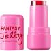 Milk Jelly Blush Milk Makeup Jelly Tint Milk Cooling Water Jelly Tint Milk Blush Stick Jelly Lip Tint Lip And Cheek Stain Sheer Natural Long-Lasting Multi Use Makeup Blush Stick (Pink 0.98 2.16 inch) Pink 1 count (Pack of 1) - Buy Online on GoSupps.com