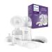 Philips Avent Manual Breast Pump Gift Set - Single Breast Pump 260ml and 125ml Baby Bottles BPA Free 4 Disposable Breast Pads (Model SCD430/60) Model 2 (SCD430/60)