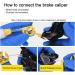 Bleeder Hydraulic Disc Brake Bleed Kit Tool - Bicycle Hydraulic Oil Change Kit for Shimano & SRAM - Yellow - Buy Online on GoSupps.com