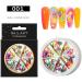 8 Wheels Fashion Manicure Nail Art Mixed Metal Nail Rhinestones Glitters Flower Shell Beads 3D Shell Flower(001) - Buy Online on GoSupps.com