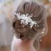 ISLHJDD Wedding Hair Clip Bridal Hair Comb Diamante Crystal Pearl Hair Comb Wedding Hair Accessory Decorative Wedding Hair Comb Hair Accessories for Brides Girls - Buy Online on GoSupps.com