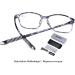DOOViC Blue Light Filter Reading Glasses for Unisex - TR259-C (9 Colors) | C9 Gray Tortoiseshell 1.25x | Improve Eye Comfort - Buy Online on GoSupps.com