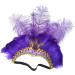 Sequin Feather Headband Elastic 1920s Headband 1920s Flapper Headpiece Vintage Flapper Headband Accessories for Women for Costume Prom Wedding Party(Purple) - Buy Online on GoSupps.com