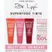 Dr.Lipp Superfood Tint 4-In-ONE Lip Gloss Tint Cheek Blush Eye Gloss 3-Pack 100% Natural 8ml - Buy Online on GoSupps.com