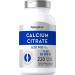 Piping Rock Calcium Citrate with Vitamin D3 | 315 mg | 220 Caplets | Non-GMO Gluten Free Supplement