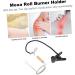FRCOLOR Moxibustion Clip Set - Stainless Steel Acupuncture Tool for Moxa Sticks - Buy Online on GoSupps.com