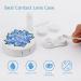 Lotus Crystal Cute Contact Lens Case - Portable Round Storage Box Kit with Mirror for Daily Outdoor Travel - Buy Online on GoSupps.com