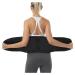 Back Support Back Brace Lumbar Support Elastic Back Lumbar Brace Support Belt Orthopedic Posture Corrector Lower Back Waist Back Support Belt(Black Small) Small Black